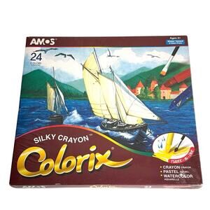 New in sealed box AMOS silky crayon colorix kit